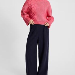 NWT Express oversized mock neck cable knit sweater